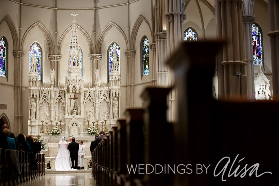 Wedding Ceremony at St. Paul's Cathedral in Pittsburgh - 04